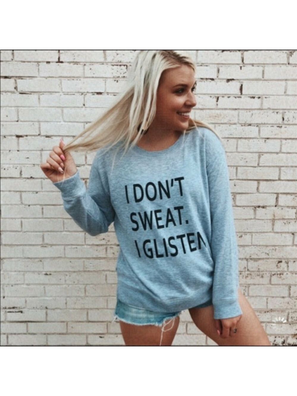 Aerie Graphic Crewneck Sweatshirt Size Small
